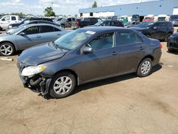 Salvage cars for sale at Woodhaven, MI auction: 2010 Toyota Corolla Base