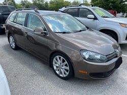 Salvage cars for sale at Dyer, IN auction: 2014 Volkswagen Jetta TDI