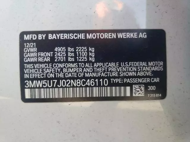 2022 BMW M340I