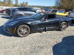 Salvage cars for sale at Arlington, WA auction: 2015 Chevrolet Corvette Stingray Z51 1LT