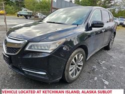 Vehiculos salvage en venta de Copart Anchorage, AK: 2016 Acura MDX Technology