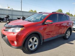 Salvage cars for sale at Littleton, CO auction: 2015 Toyota Rav4 XLE