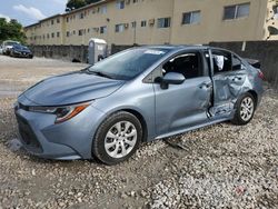 Toyota Corolla le salvage cars for sale: 2021 Toyota Corolla LE