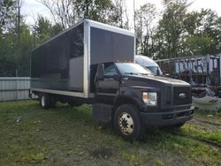 Salvage trucks for sale at Central Square, NY auction: 2017 Ford F750 Super Duty