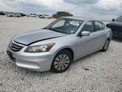 Salvage cars for sale at Temple, TX auction: 2011 Honda Accord LX