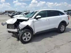 Salvage cars for sale at Grand Prairie, TX auction: 2022 KIA Sorento LX