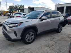 Salvage cars for sale at Riverview, FL auction: 2024 Toyota Rav4 LE