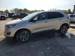 2018 Ford Edge Titanium en venta en Duryea, PA