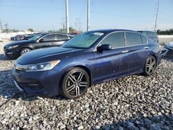 Honda salvage cars for sale: 2016 Honda Accord Sport