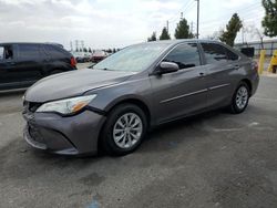 Salvage cars for sale at Rancho Cucamonga, CA auction: 2015 Toyota Camry LE