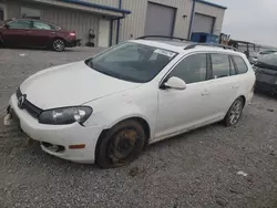 Salvage cars for sale at Earlington, KY auction: 2012 Volkswagen Jetta TDI