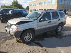 Jeep Grand Cherokee Laredo salvage cars for sale: 2003 Jeep Grand Cherokee Laredo