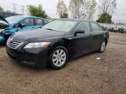 Salvage cars for sale at Elgin, IL auction: 2007 Toyota Camry Hybrid