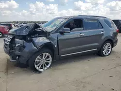 Ford salvage cars for sale: 2018 Ford Explorer Limited