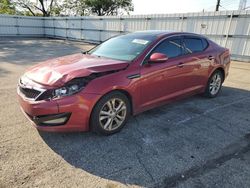 Salvage cars for sale at West Mifflin, PA auction: 2013 KIA Optima EX