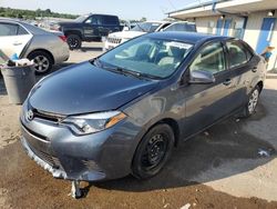 Salvage cars for sale at Memphis, TN auction: 2015 Toyota Corolla L