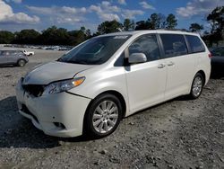 Salvage cars for sale at Byron, GA auction: 2014 Toyota Sienna XLE