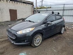 Salvage cars for sale at New Britain, CT auction: 2014 Ford Fiesta Titanium