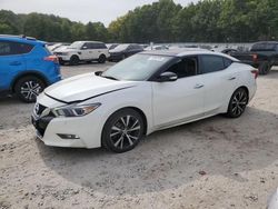 Salvage cars for sale at North Billerica, MA auction: 2017 Nissan Maxima 3.5S