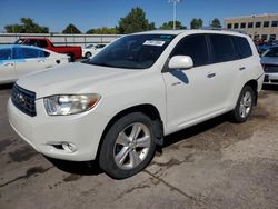 Toyota Vehiculos salvage en venta: 2008 Toyota Highlander Limited