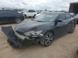 Salvage cars for sale at Houston, TX auction: 2017 Nissan Maxima 3.5S