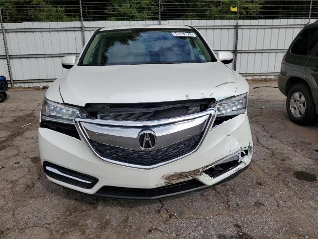 2015 Acura MDX Technology