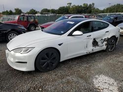 Carros salvage sin ofertas aún a la venta en subasta: 2022 Tesla Model S