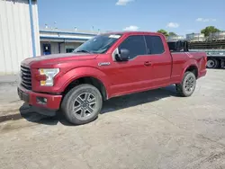 Salvage trucks for sale at Tulsa, OK auction: 2016 Ford F150 Super Cab