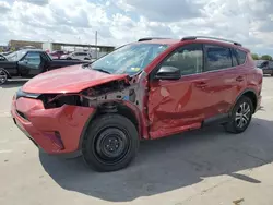 Salvage cars for sale at Grand Prairie, TX auction: 2017 Toyota Rav4 LE