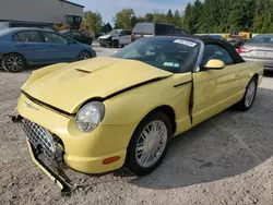 Ford Thunderbird salvage cars for sale: 2002 Ford Thunderbird