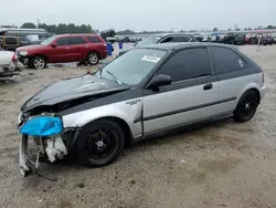 Salvage cars for sale at Harleyville, SC auction: 1999 Honda Civic DX