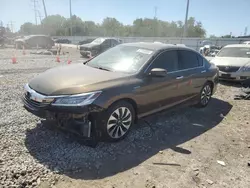 Honda salvage cars for sale: 2017 Honda Accord Touring Hybrid