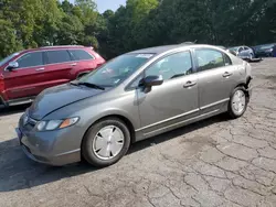 2007 Honda Civic Hybrid en venta en Austell, GA