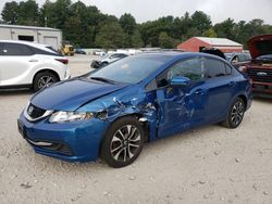 Salvage cars for sale at Mendon, MA auction: 2014 Honda Civic EX