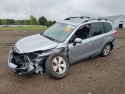 Salvage cars for sale at Columbia Station, OH auction: 2016 Subaru Forester 2.5I Premium