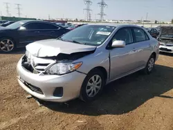 Salvage cars for sale at Elgin, IL auction: 2011 Toyota Corolla Base