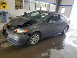 Honda salvage cars for sale: 2012 Honda Civic EX