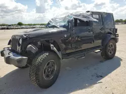 Salvage cars for sale at San Antonio, TX auction: 2018 Jeep Wrangler Unlimited Sahara