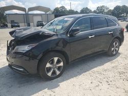 Salvage cars for sale at Loganville, GA auction: 2016 Acura MDX