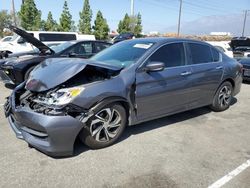 Salvage cars for sale at Rancho Cucamonga, CA auction: 2016 Honda Accord LX