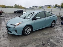 Salvage cars for sale at Albany, NY auction: 2017 Toyota Prius