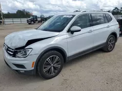 Volkswagen salvage cars for sale: 2019 Volkswagen Tiguan SE