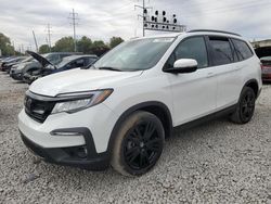 Honda salvage cars for sale: 2022 Honda Pilot Black