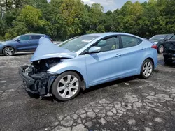 Salvage cars for sale at Austell, GA auction: 2011 Hyundai Elantra GLS