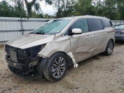 KIA salvage cars for sale: 2015 KIA Sedona SXL