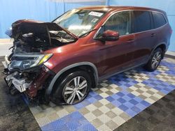 Salvage cars for sale from Copart Hampton, VA: 2018 Honda Pilot EXL