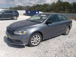 Volkswagen salvage cars for sale: 2015 Volkswagen Jetta SE