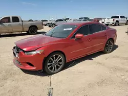 Salvage cars for sale at Amarillo, TX auction: 2015 Mazda 6 Grand Touring