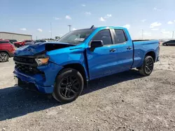 Salvage cars for sale at Temple, TX auction: 2024 Chevrolet Silverado C1500 Custom