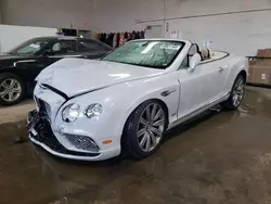 Salvage cars for sale at Elgin, IL auction: 2018 Bentley Continental GT